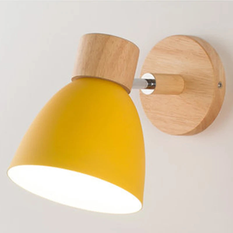 Candeeiro WallGlow Nórdico – Luz Decorativa com Cabeça Ajustável E27
