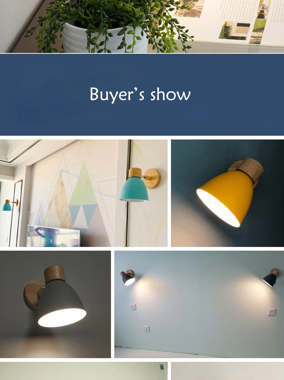 Candeeiro WallGlow Nórdico – Luz Decorativa com Cabeça Ajustável E27