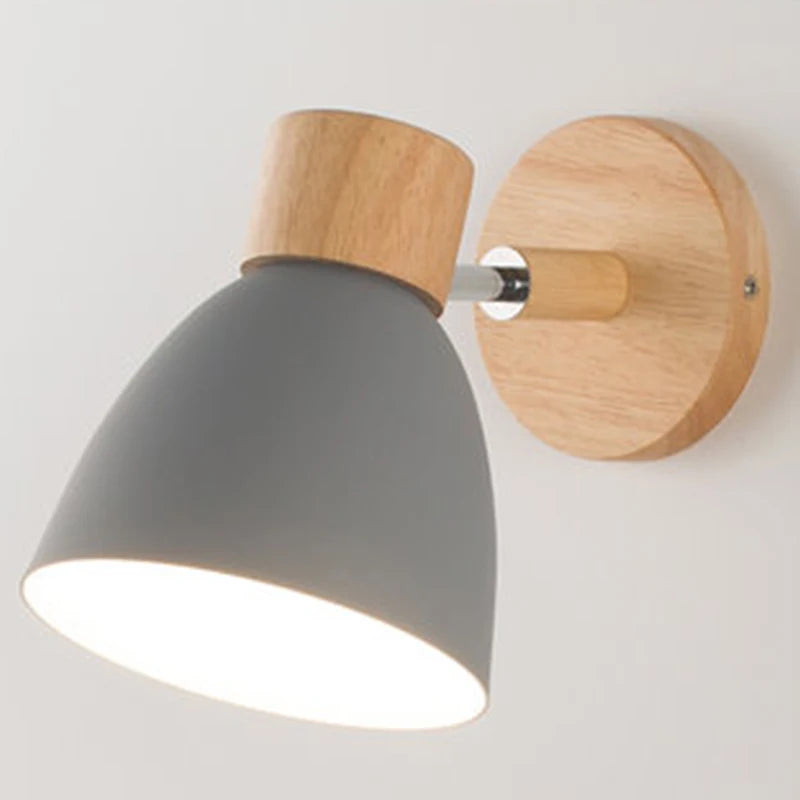 Candeeiro WallGlow Nórdico – Luz Decorativa com Cabeça Ajustável E27