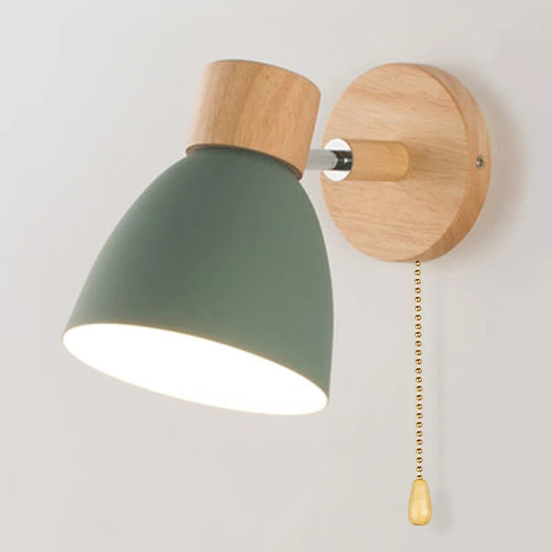 Candeeiro WallGlow Nórdico – Luz Decorativa com Cabeça Ajustável E27