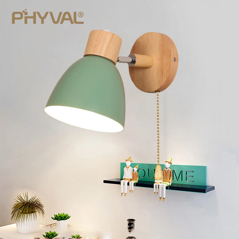 Candeeiro WallGlow Nórdico – Luz Decorativa com Cabeça Ajustável E27