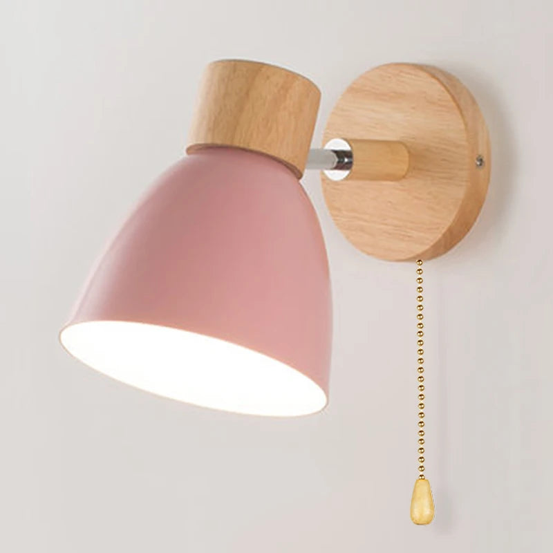 Candeeiro WallGlow Nórdico – Luz Decorativa com Cabeça Ajustável E27