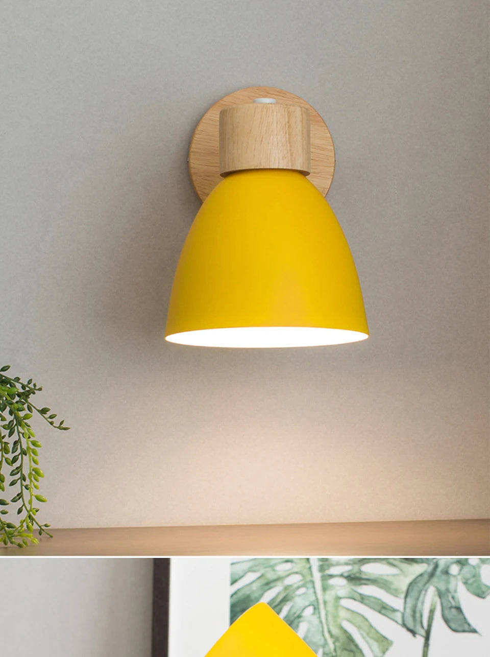 Candeeiro WallGlow Nórdico – Luz Decorativa com Cabeça Ajustável E27