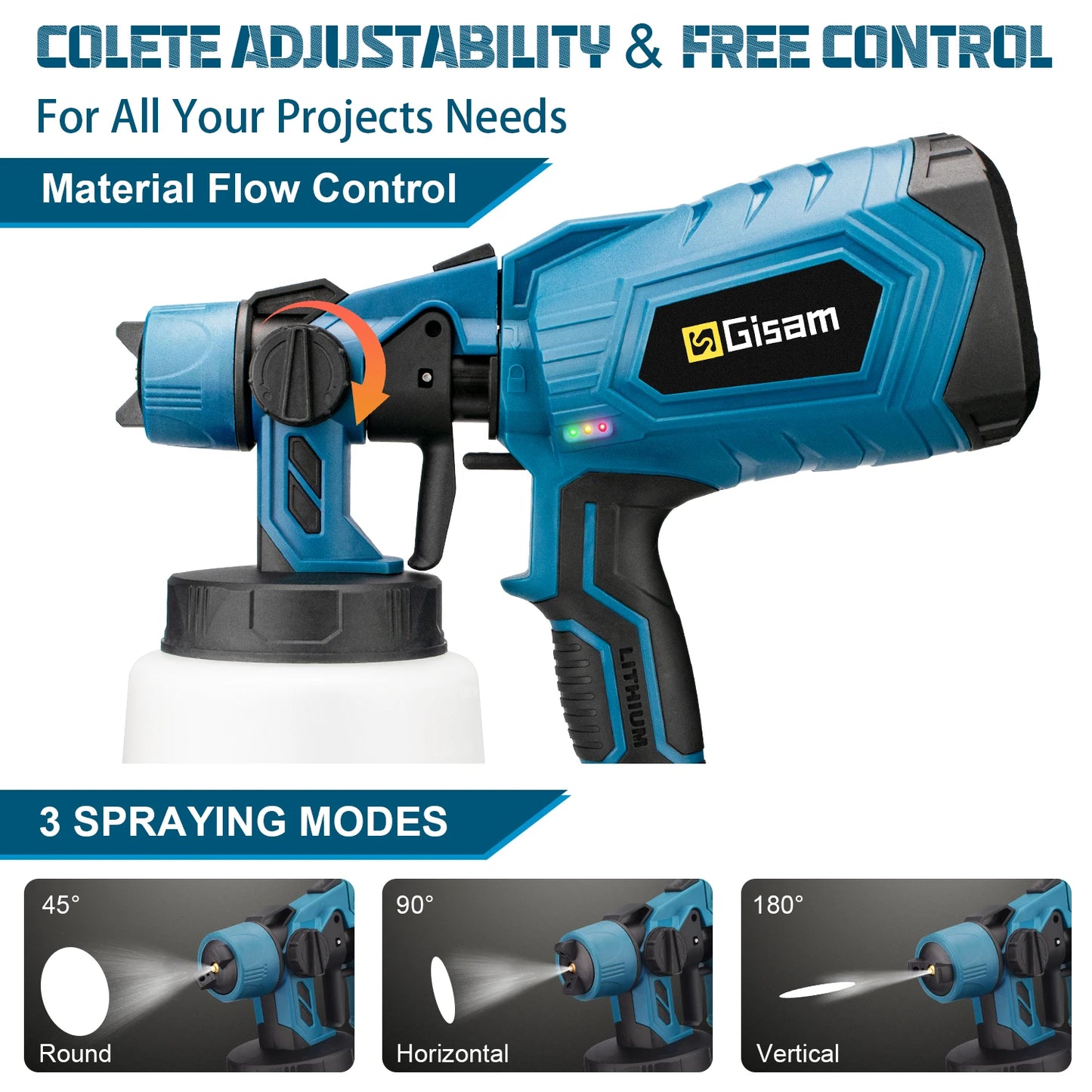Pistola PaintJet Max – Pulverizador Sem Fios 1 Litro para Bateria Makita