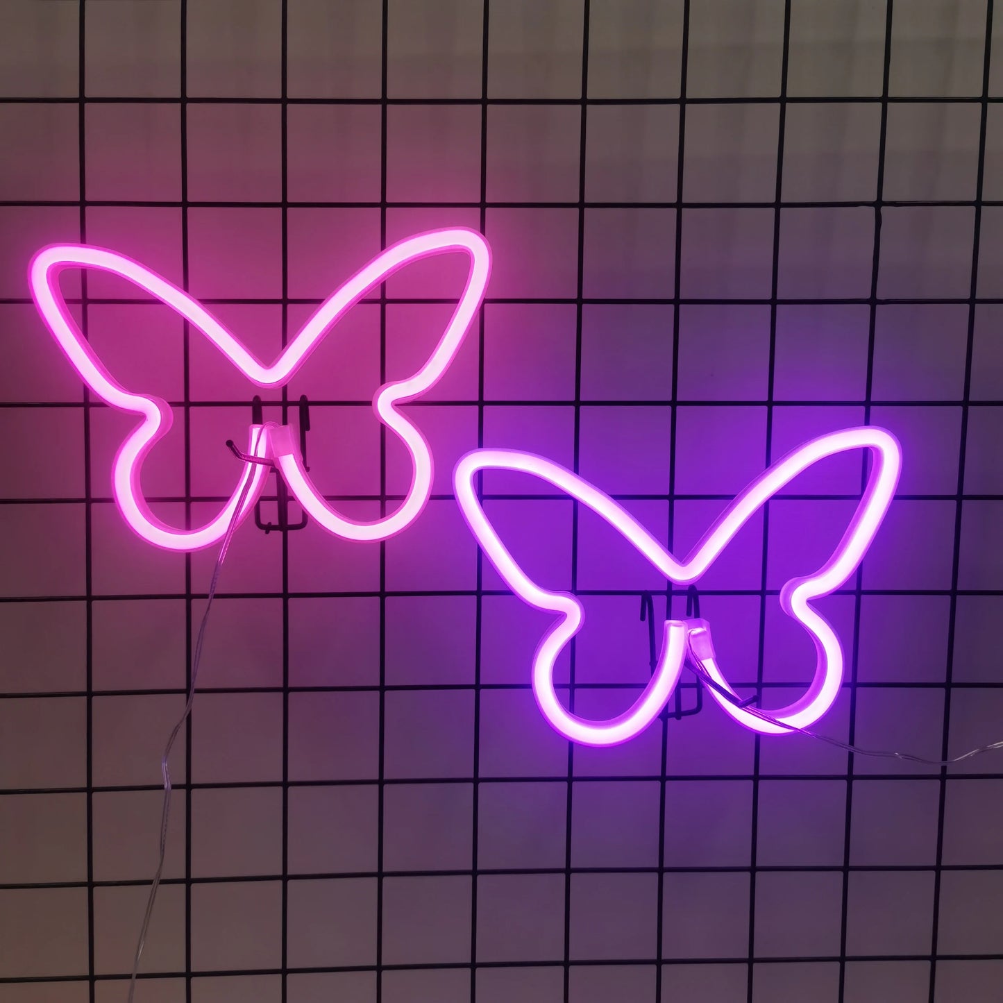 NeonSoba Placa Decorativa LED USB/Bateria – Luz Ambiente para Eventos, Quarto ou Sala de Jogos