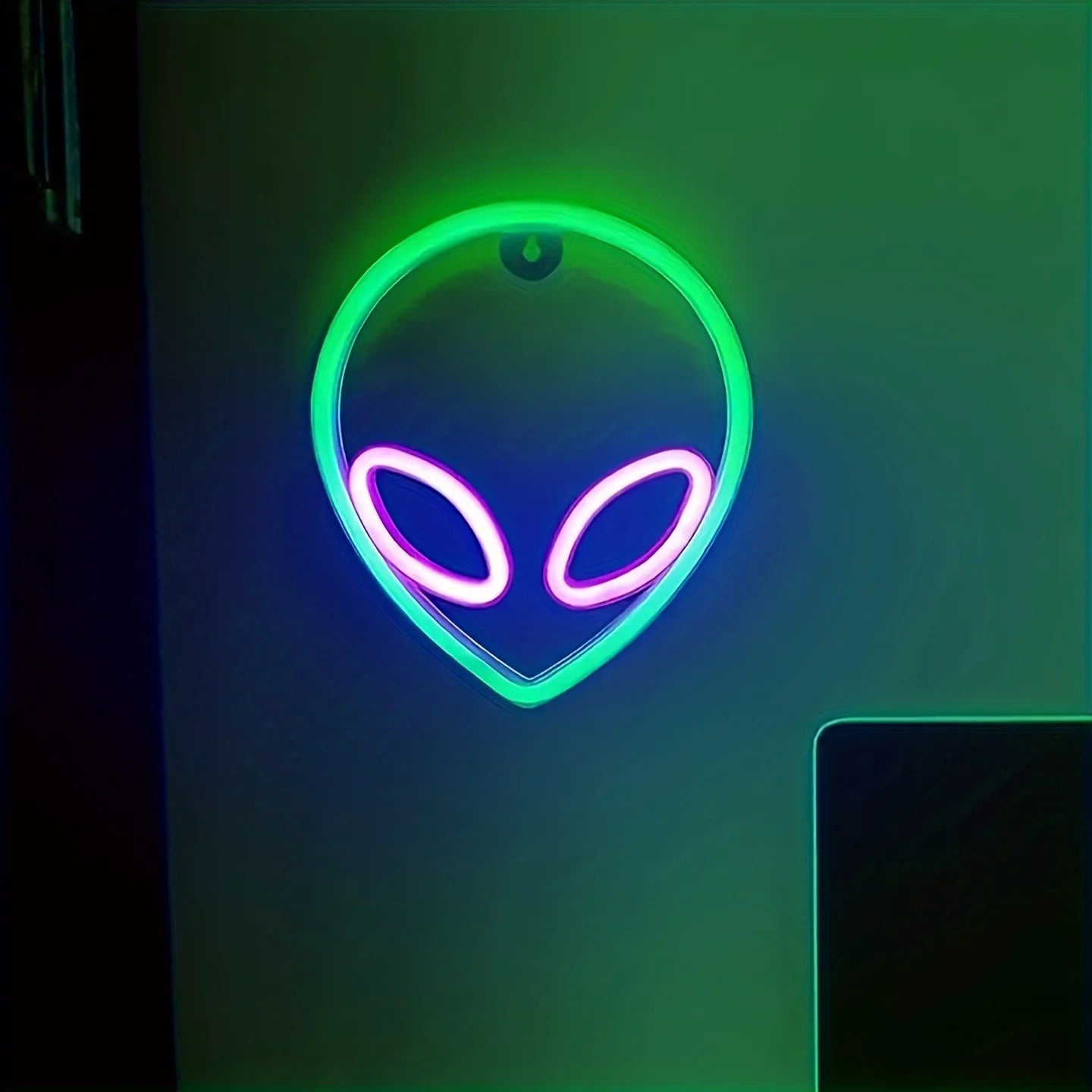 NeonSoba Placa Decorativa LED USB/Bateria – Luz Ambiente para Eventos, Quarto ou Sala de Jogos