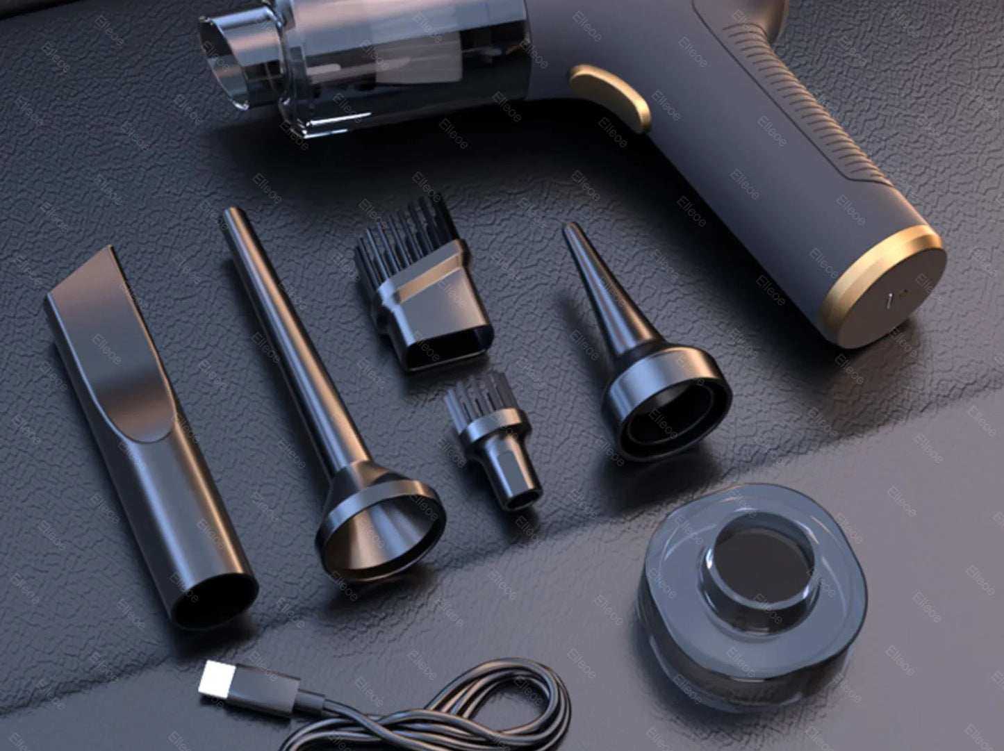 Aspirador TurboClean Car – Sem Fios 18000PA Portátil e Potente