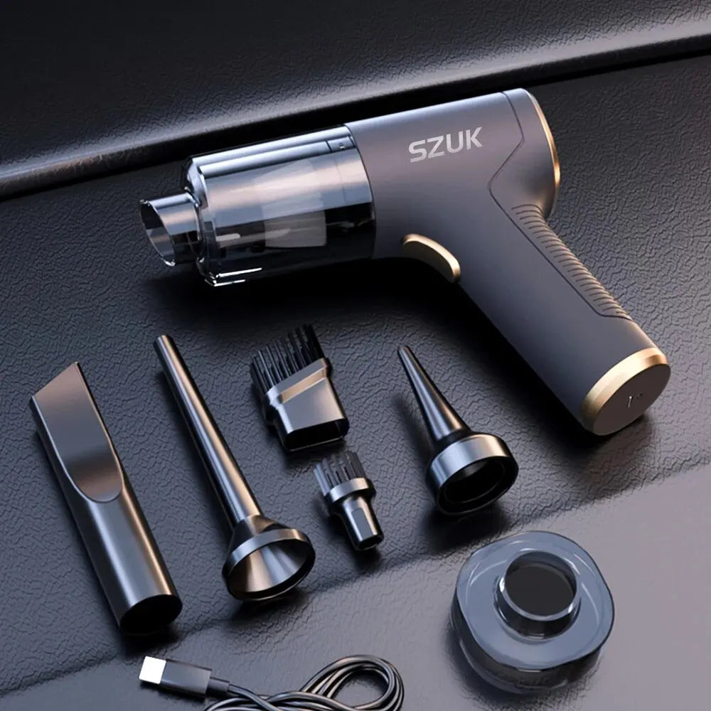 Aspirador TurboClean Car – Sem Fios 18000PA Portátil e Potente