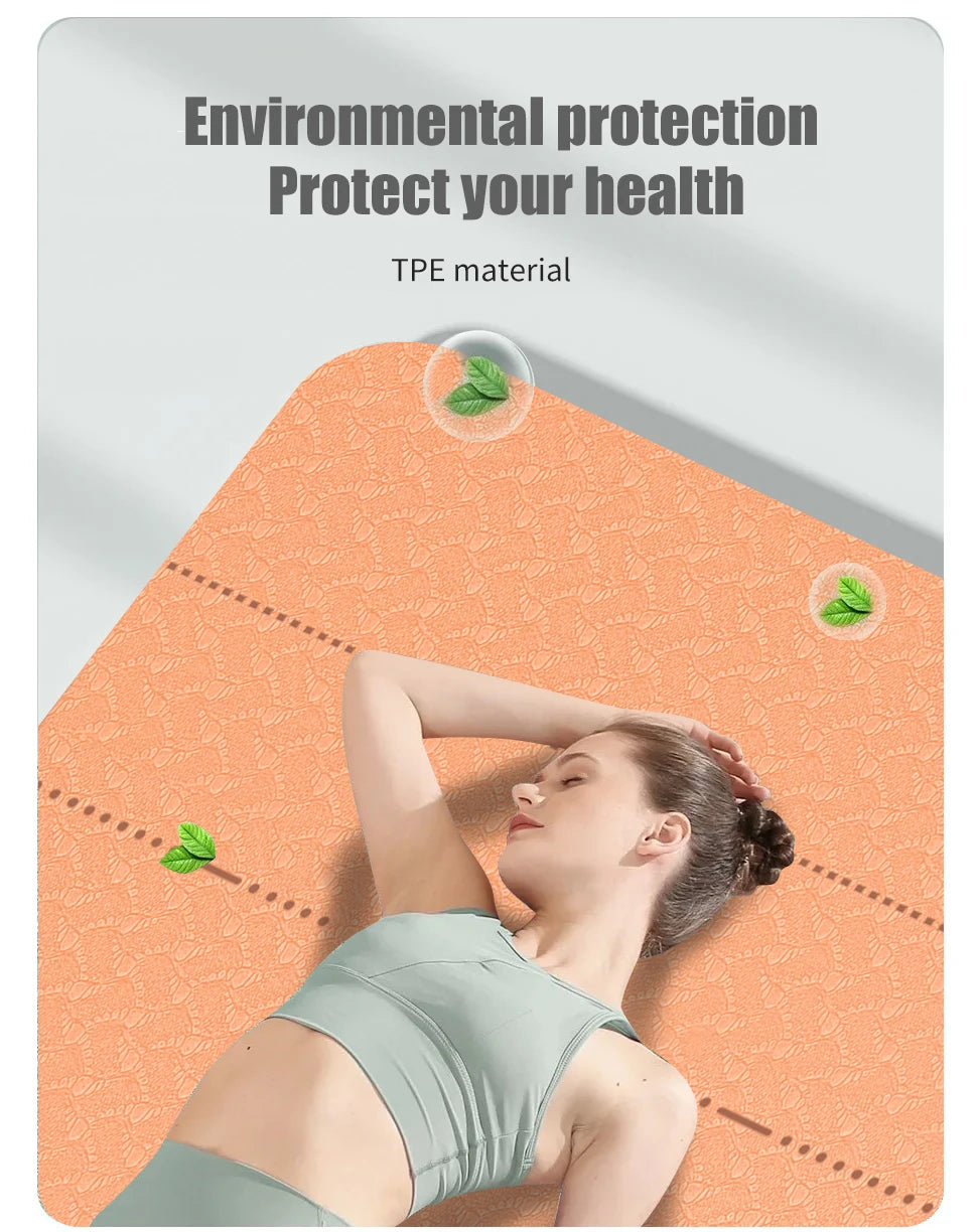 ZenFold Tapete Fitness Eco com Bolsa – Superfície Antiderrapante para Yoga e Pilates em Casa
