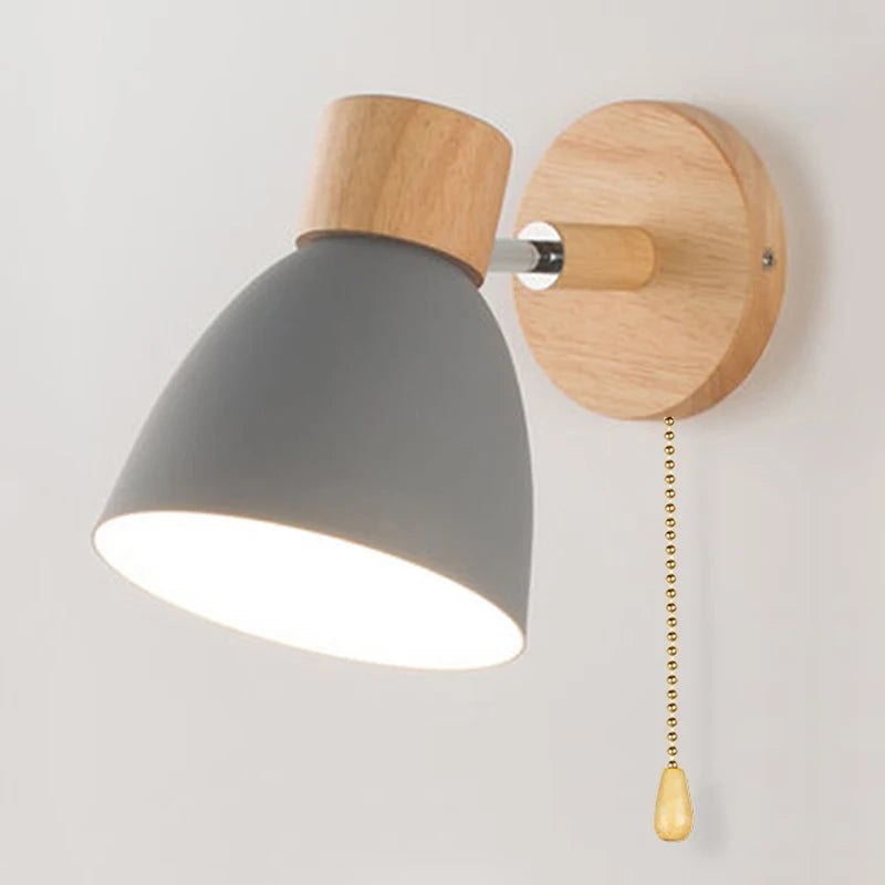 Candeeiro WallGlow Nórdico – Luz Decorativa com Cabeça Ajustável E27