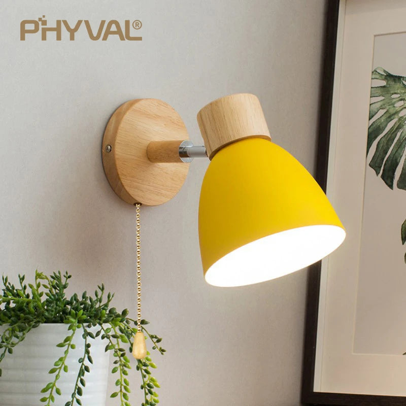 Candeeiro WallGlow Nórdico – Luz Decorativa com Cabeça Ajustável E27