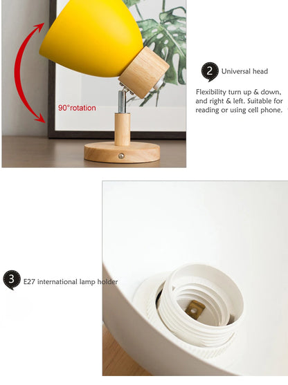 Candeeiro WallGlow Nórdico – Luz Decorativa com Cabeça Ajustável E27
