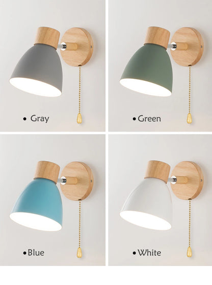 Candeeiro WallGlow Nórdico – Luz Decorativa com Cabeça Ajustável E27