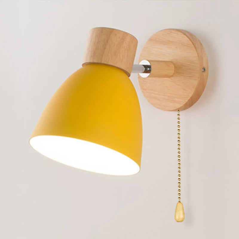 Candeeiro WallGlow Nórdico – Luz Decorativa com Cabeça Ajustável E27