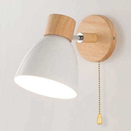 Candeeiro WallGlow Nórdico – Luz Decorativa com Cabeça Ajustável E27