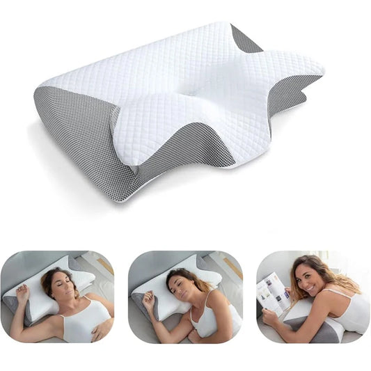 Almofada CerviFoam Pro – Suporte Ortopédico com Espuma Viscoativa