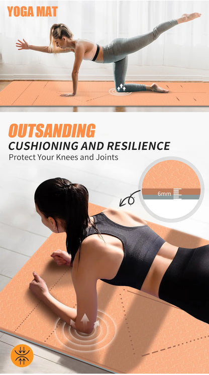ZenFold Tapete Fitness Eco com Bolsa – Superfície Antiderrapante para Yoga e Pilates em Casa