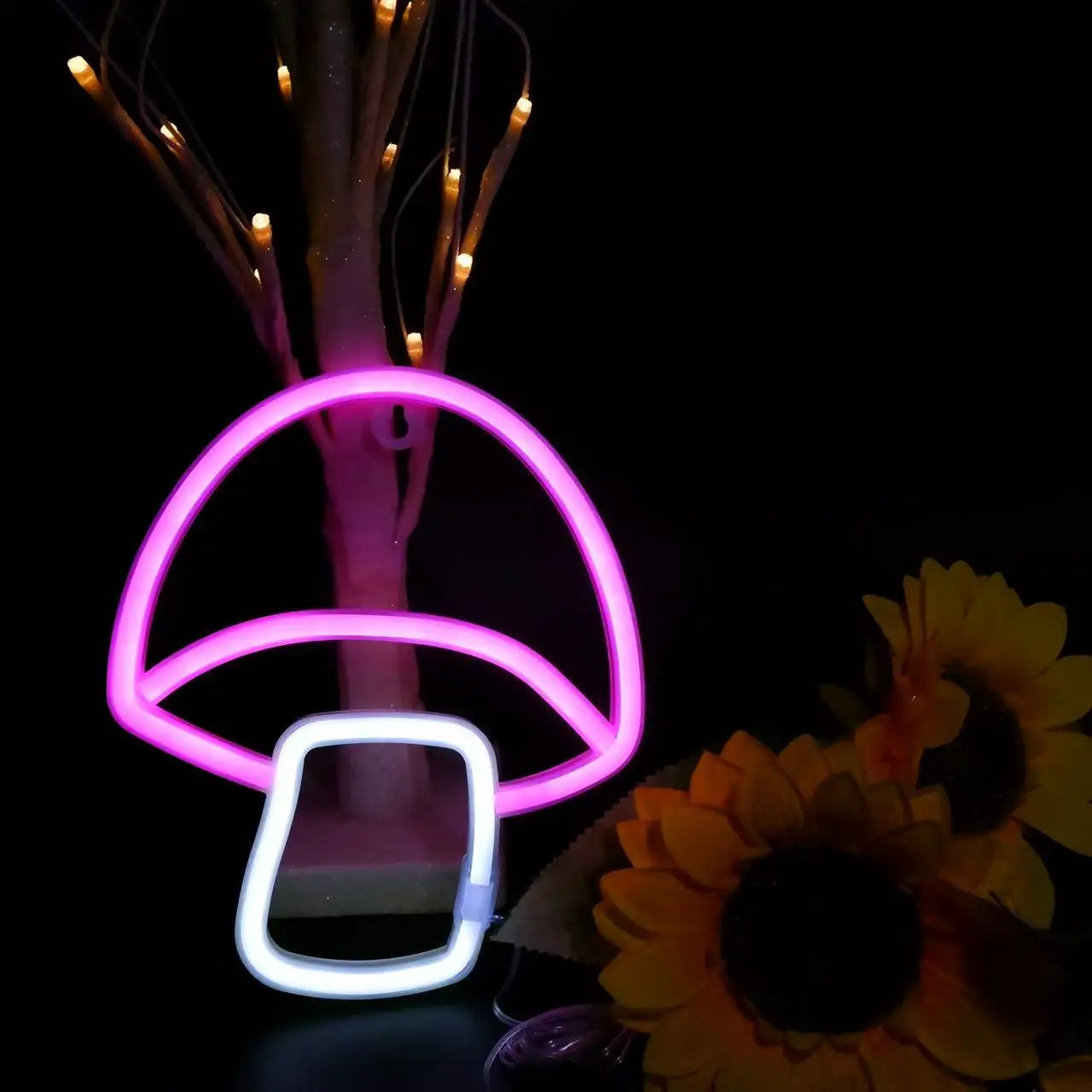 NeonSoba Placa Decorativa LED USB/Bateria – Luz Ambiente para Eventos, Quarto ou Sala de Jogos