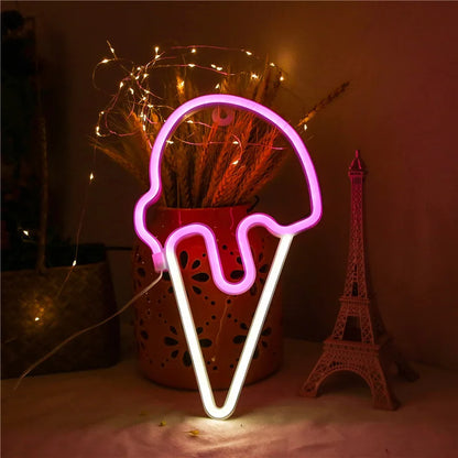 NeonSoba Placa Decorativa LED USB/Bateria – Luz Ambiente para Eventos, Quarto ou Sala de Jogos
