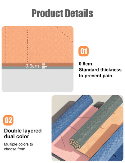 ZenFold Tapete Fitness Eco com Bolsa – Superfície Antiderrapante para Yoga e Pilates em Casa