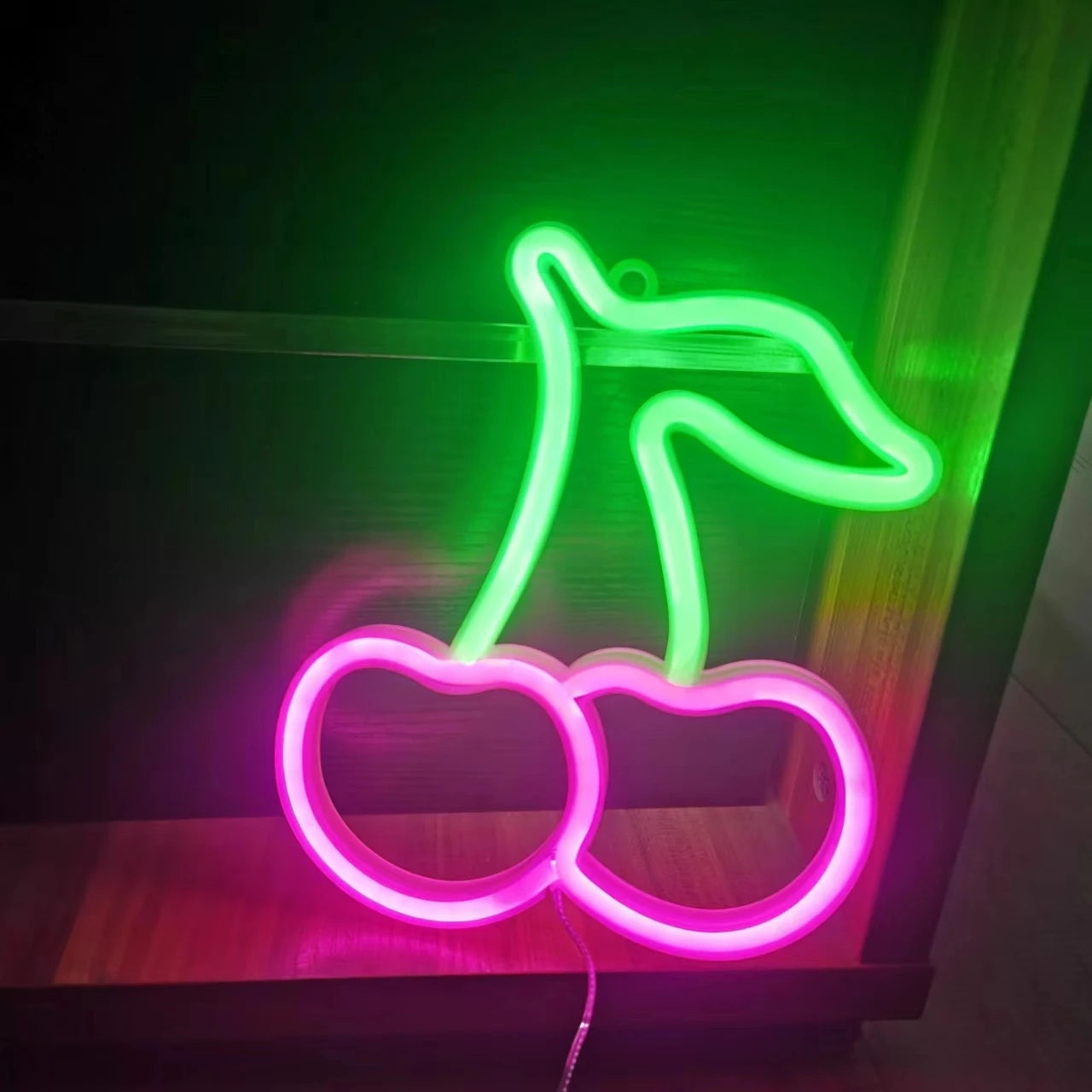 NeonSoba Placa Decorativa LED USB/Bateria – Luz Ambiente para Eventos, Quarto ou Sala de Jogos