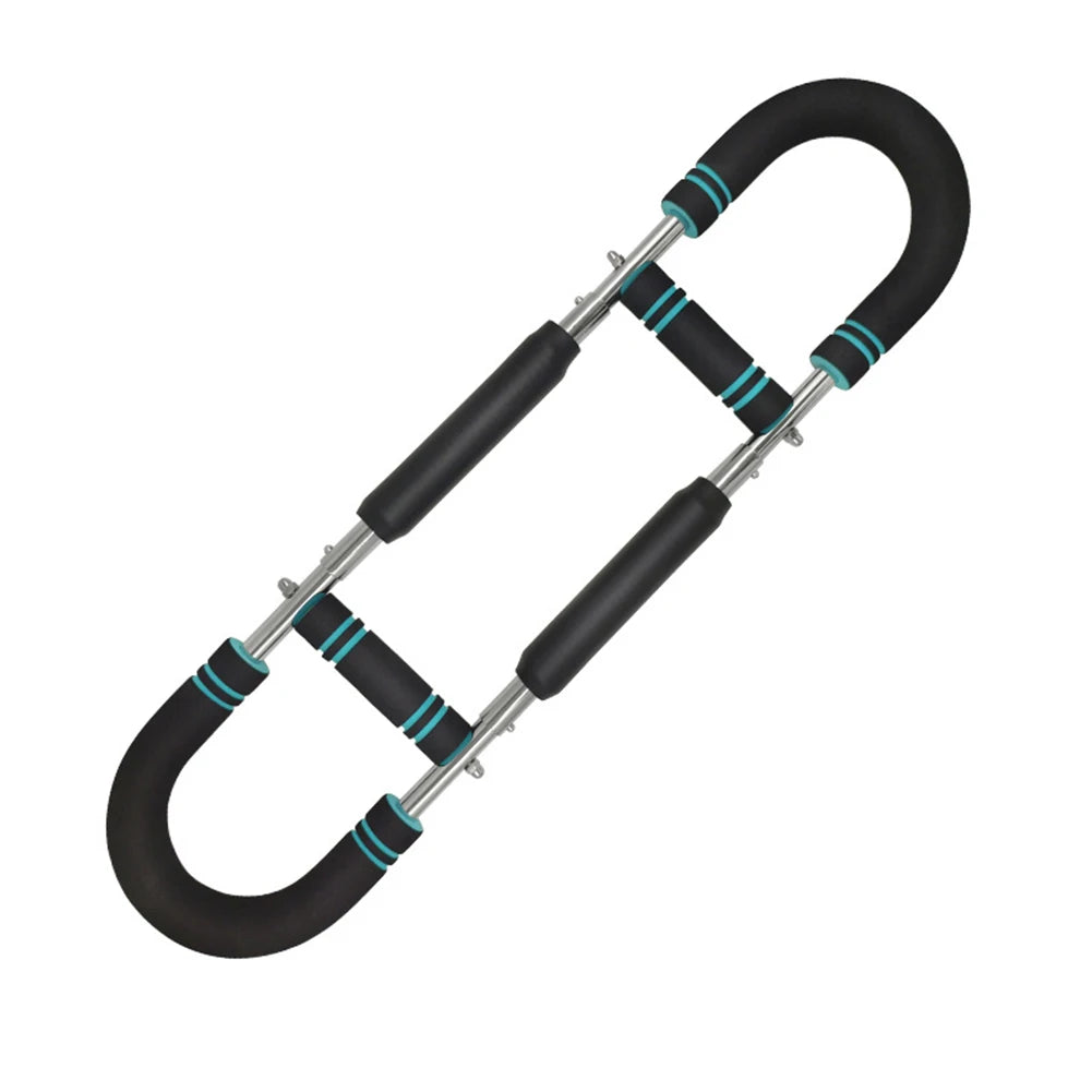 Barra FlexTrainer Pro – Exercício de Braços com Resistência Ajustável