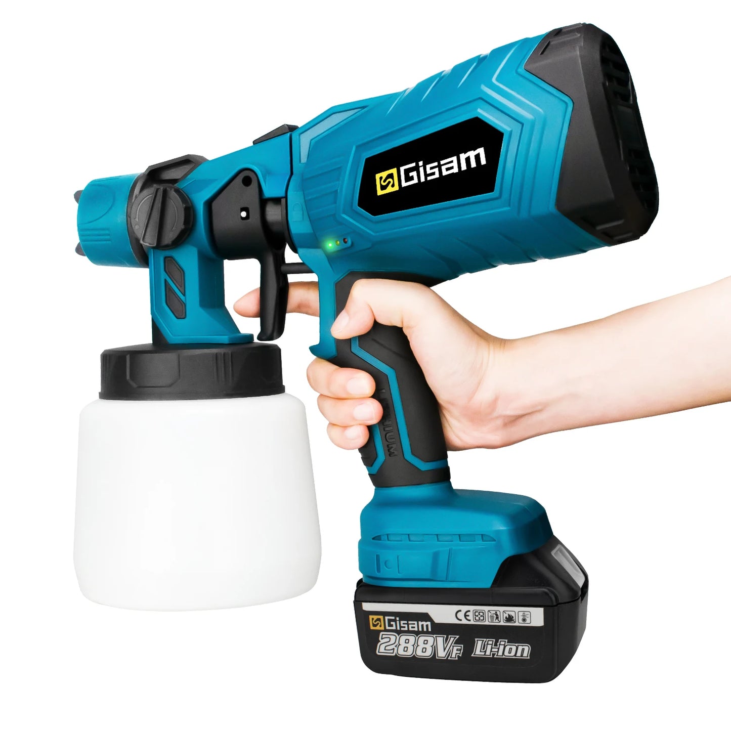 Pistola PaintJet Max – Pulverizador Sem Fios 1 Litro para Bateria Makita