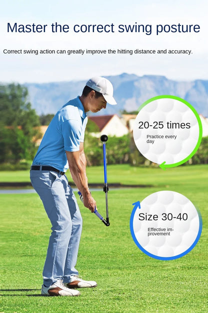 Treinador GolfAlign Pro – Correção de Swing com Ângulo Ajustável