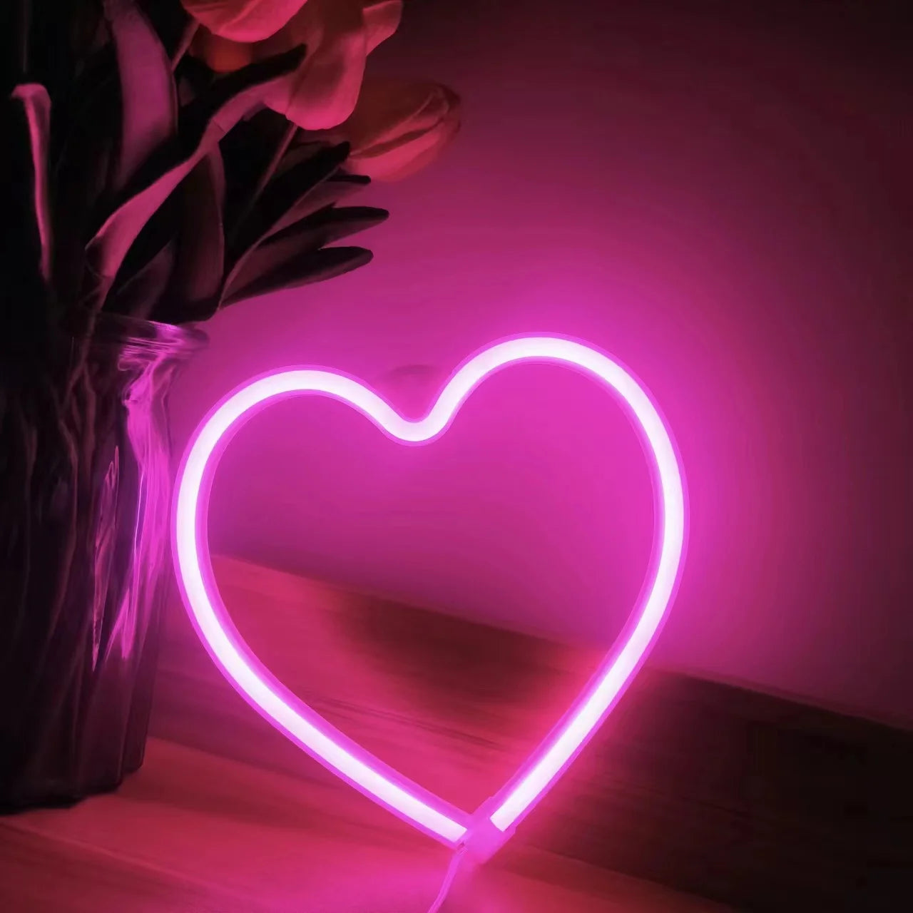 NeonSoba Placa Decorativa LED USB/Bateria – Luz Ambiente para Eventos, Quarto ou Sala de Jogos