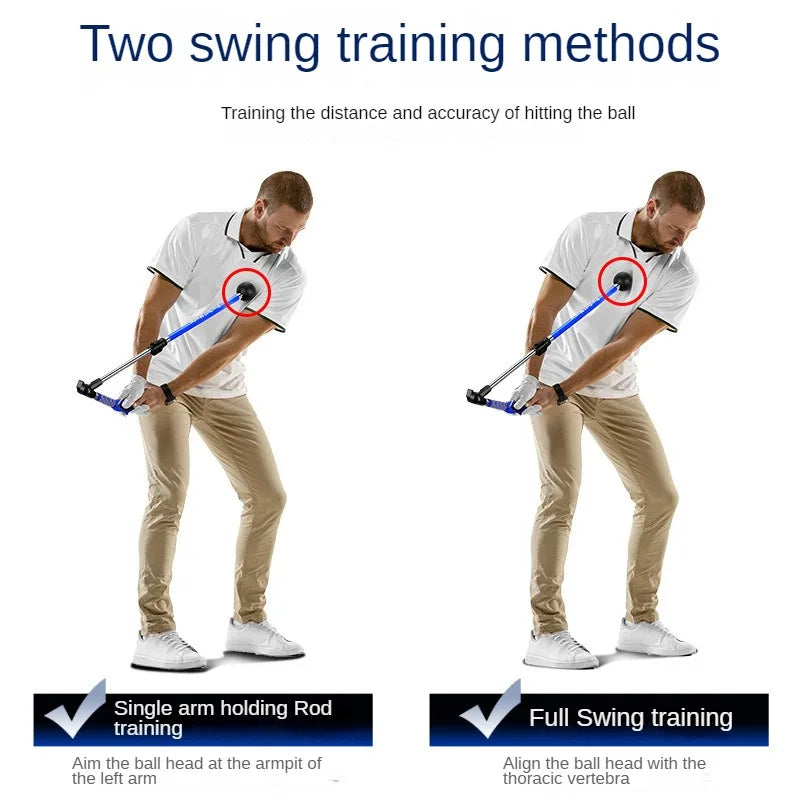 Treinador GolfAlign Pro – Correção de Swing com Ângulo Ajustável