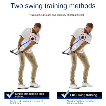 Treinador GolfAlign Pro – Correção de Swing com Ângulo Ajustável