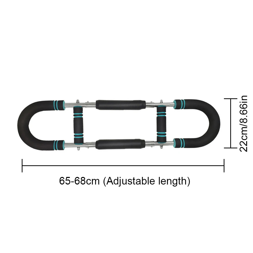 Barra FlexTrainer Pro – Exercício de Braços com Resistência Ajustável