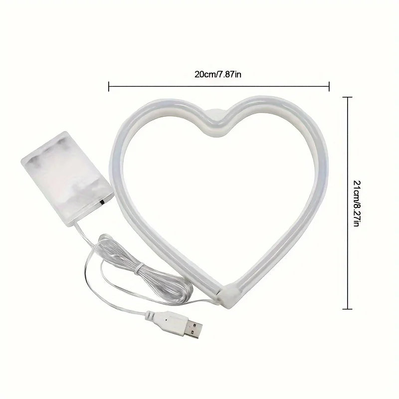 NeonSoba Placa Decorativa LED USB/Bateria – Luz Ambiente para Eventos, Quarto ou Sala de Jogos