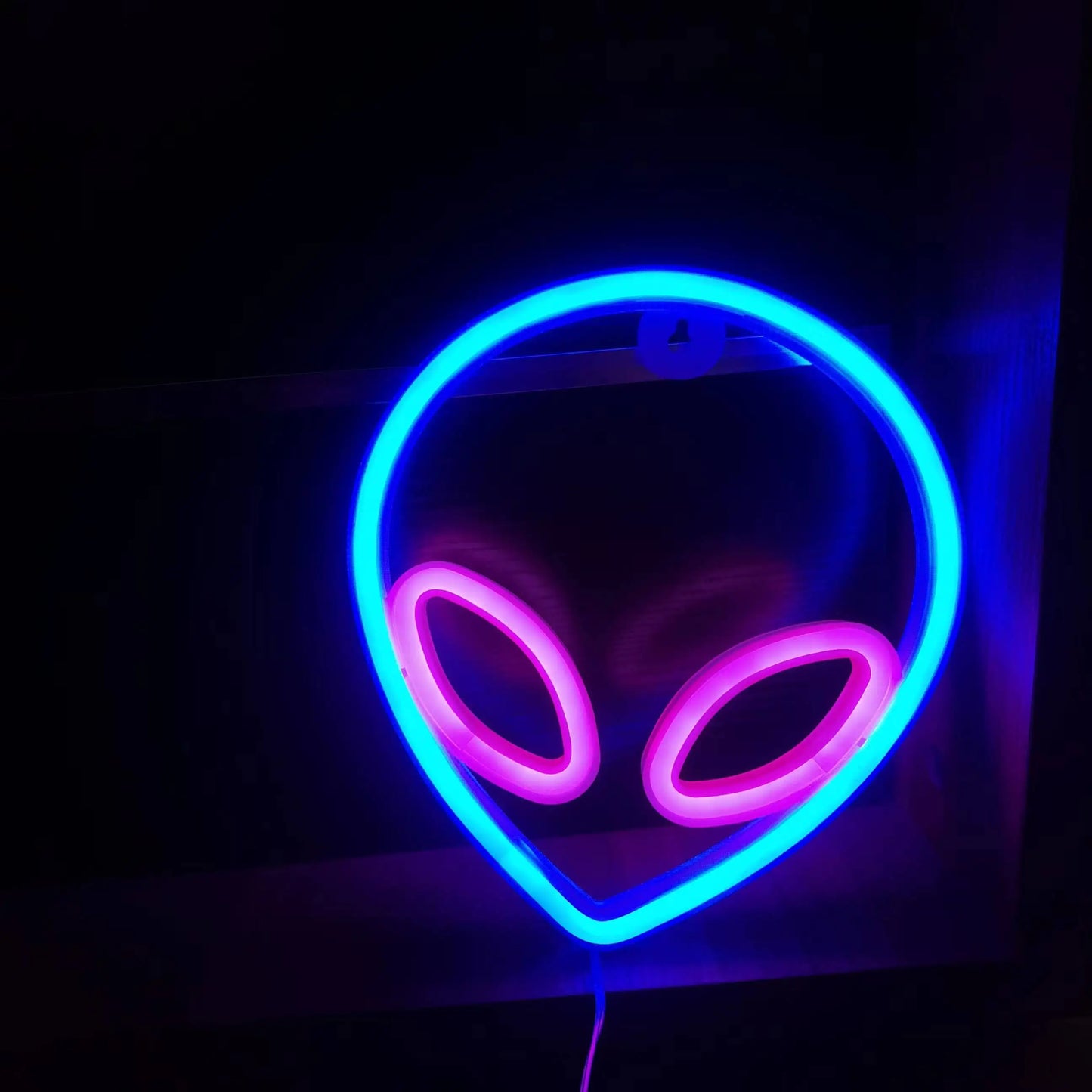 NeonSoba Placa Decorativa LED USB/Bateria – Luz Ambiente para Eventos, Quarto ou Sala de Jogos