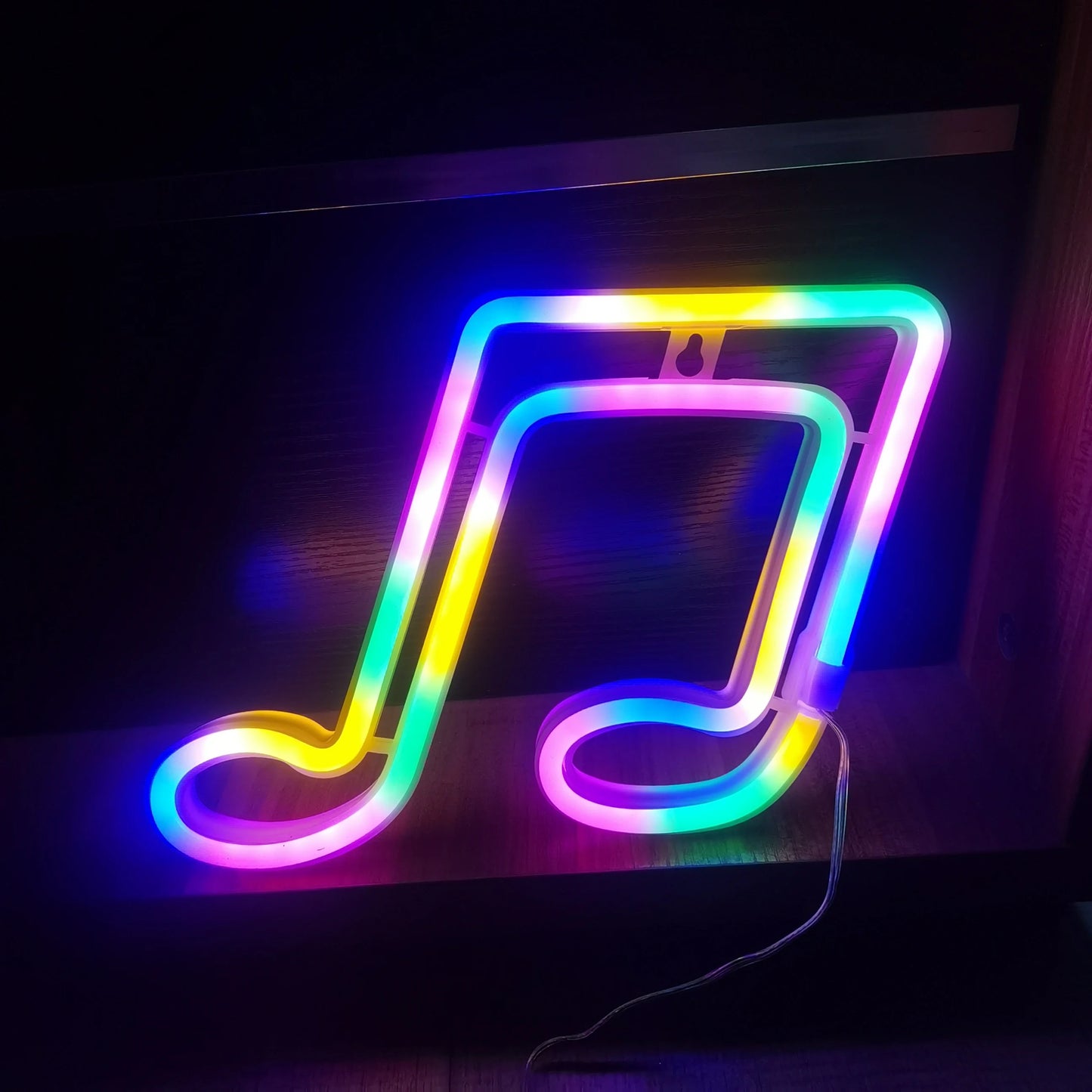 NeonSoba Placa Decorativa LED USB/Bateria – Luz Ambiente para Eventos, Quarto ou Sala de Jogos