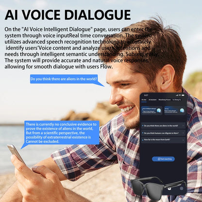 Óculos Xiaomi AI – Bluetooth com Tradução Simultânea Inteligente