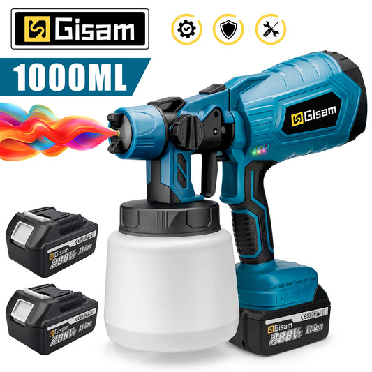 Pistola PaintJet Max – Pulverizador Sem Fios 1 Litro para Bateria Makita