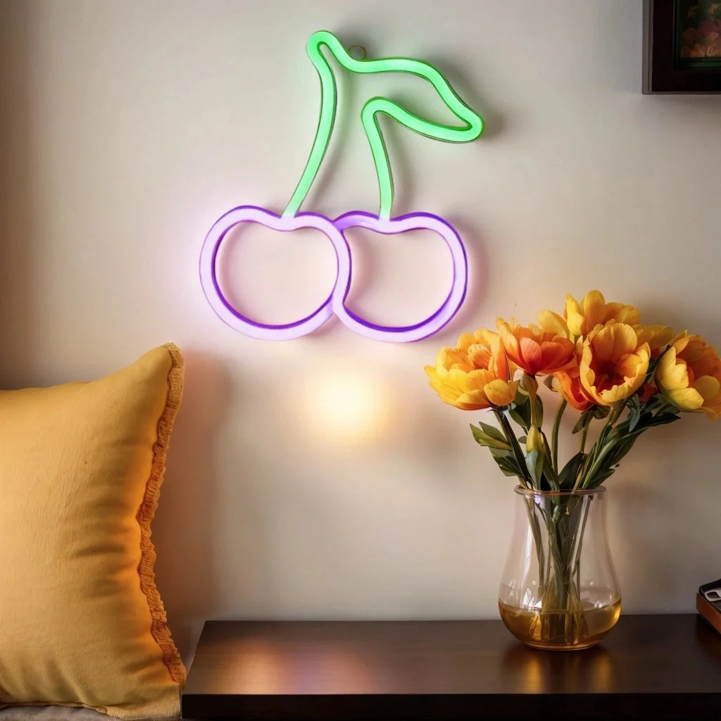 NeonSoba Placa Decorativa LED USB/Bateria – Luz Ambiente para Eventos, Quarto ou Sala de Jogos