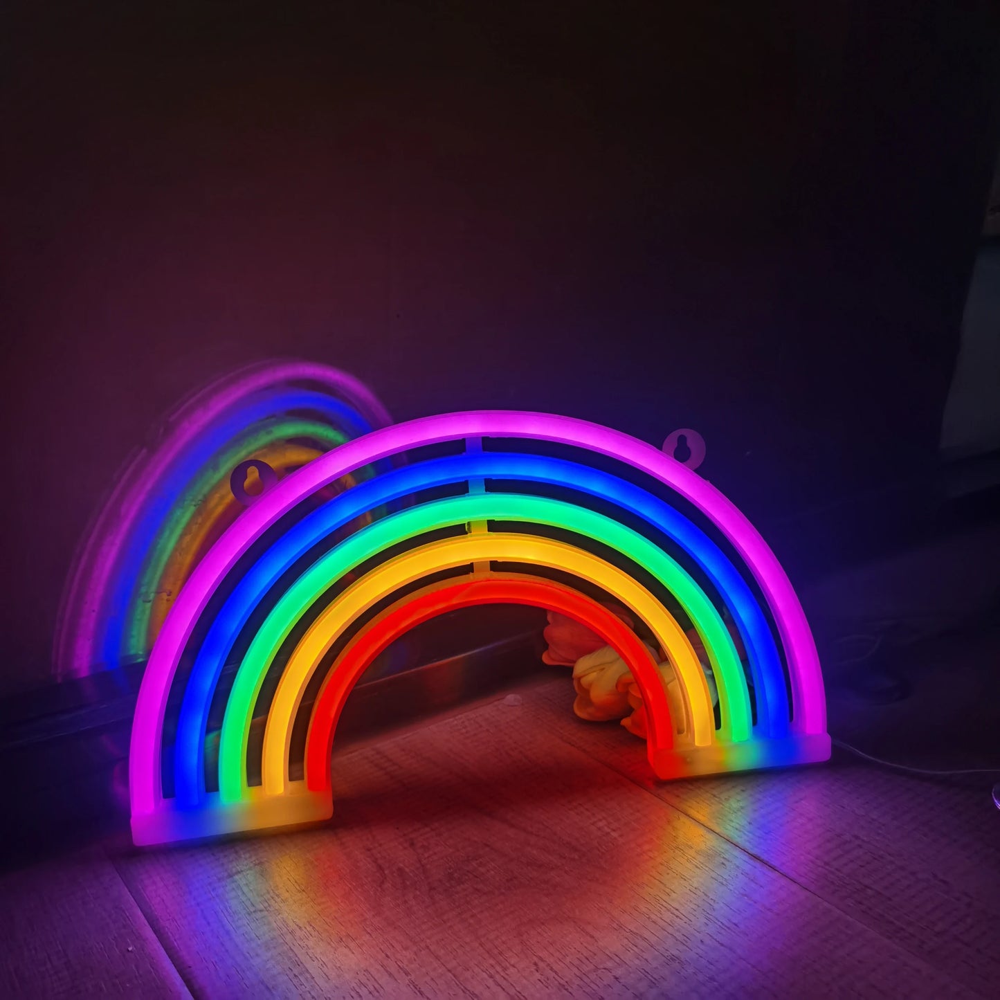 NeonSoba Placa Decorativa LED USB/Bateria – Luz Ambiente para Eventos, Quarto ou Sala de Jogos