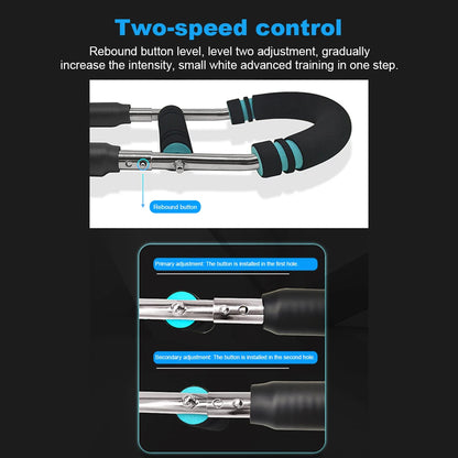 Barra FlexTrainer Pro – Exercício de Braços com Resistência Ajustável