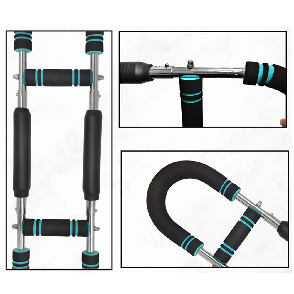 Barra FlexTrainer Pro – Exercício de Braços com Resistência Ajustável