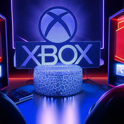 NextGlow Lâmpada Gamer 3D RGB – Iluminação LED para Setup Infantil ou Quarto Gaming