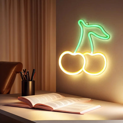 NeonSoba Placa Decorativa LED USB/Bateria – Luz Ambiente para Eventos, Quarto ou Sala de Jogos
