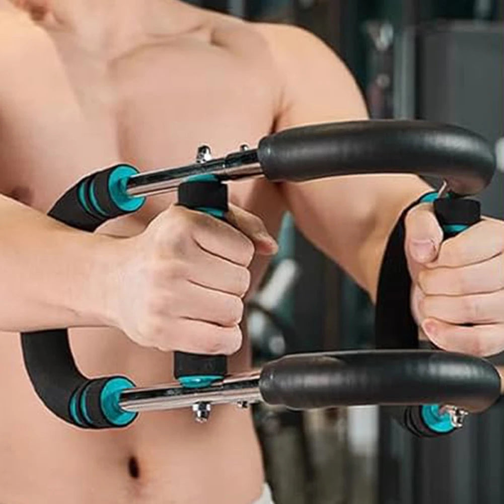 Barra FlexTrainer Pro – Exercício de Braços com Resistência Ajustável