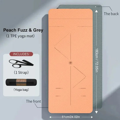 ZenFold Tapete Fitness Eco com Bolsa – Superfície Antiderrapante para Yoga e Pilates em Casa