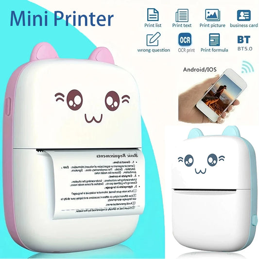 Impressora MemoPrint 200 – Bluetooth com USB para Etiquetas e Fotos