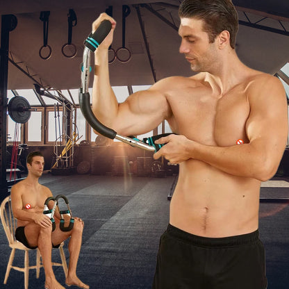 Barra FlexTrainer Pro – Exercício de Braços com Resistência Ajustável