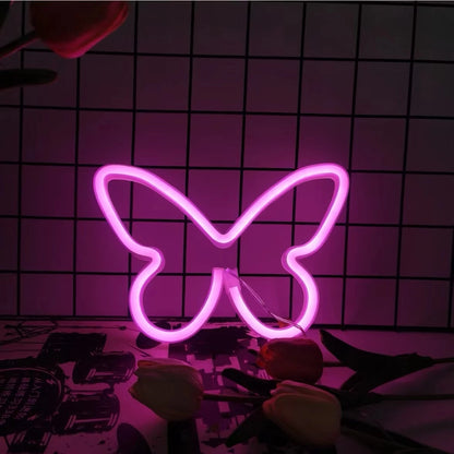 NeonSoba Placa Decorativa LED USB/Bateria – Luz Ambiente para Eventos, Quarto ou Sala de Jogos