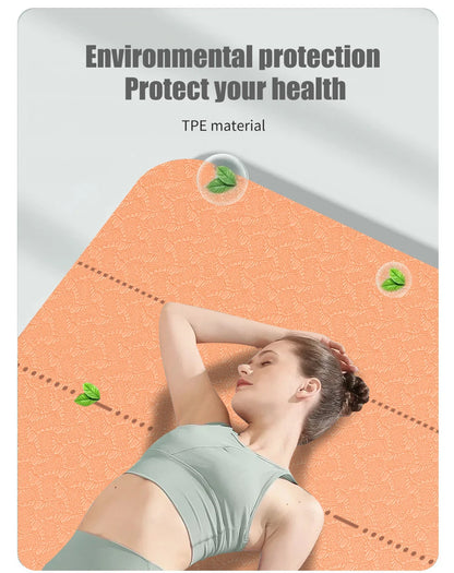 ZenFold Tapete Fitness Eco com Bolsa – Superfície Antiderrapante para Yoga e Pilates em Casa