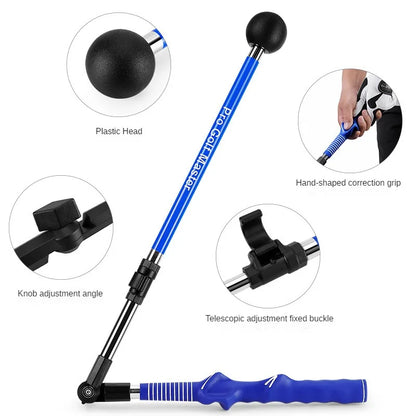 Treinador GolfAlign Pro – Correção de Swing com Ângulo Ajustável